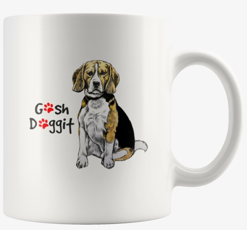 Gosh Dogigit Beagle Mug - Little Box, transparent png #9359920