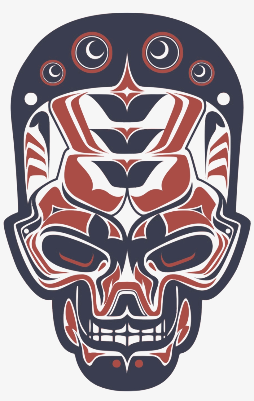Free Indian Skull Cliparts, Download Free Clip Art, - Haida People Art, transparent png #9360169