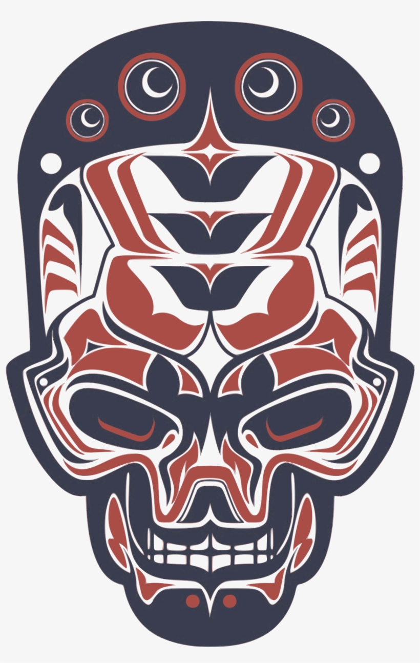Free Indian Skull Cliparts, Download Free Clip Art, - Haida People Art, transparent png #9360169