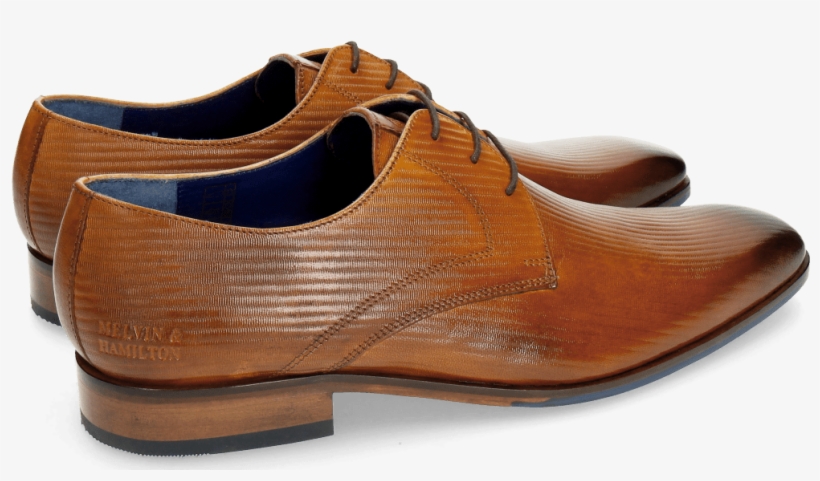 Derby Shoes Rico 1 Venice Limes Print No 3 Tan - Melvin & Hamilton Lance 1, transparent png #9360755