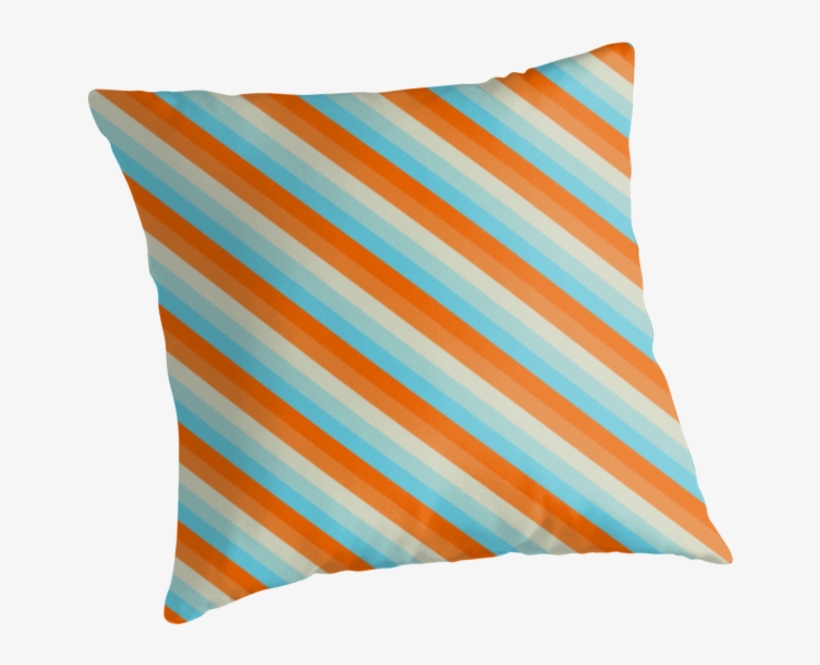 Diagonal Stripe Pattern Png - Cushion, transparent png #9360796