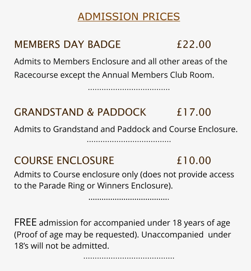 Admission Prices Members Day Badge £22, transparent png #9360822