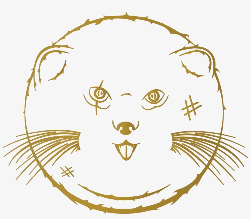 Fatcat Logo Gold, transparent png #9360858