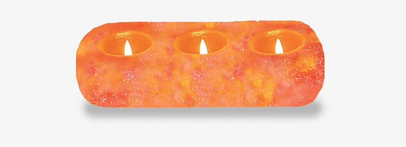 Rectangular Carved Shape 3 Hole Tealight Holder - Candle, transparent png #9360987