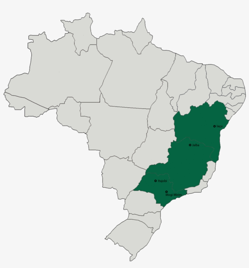 Argofruta Aim For Top Quality And Safe Product - Mapa Da Região Sudeste, transparent png #9361123