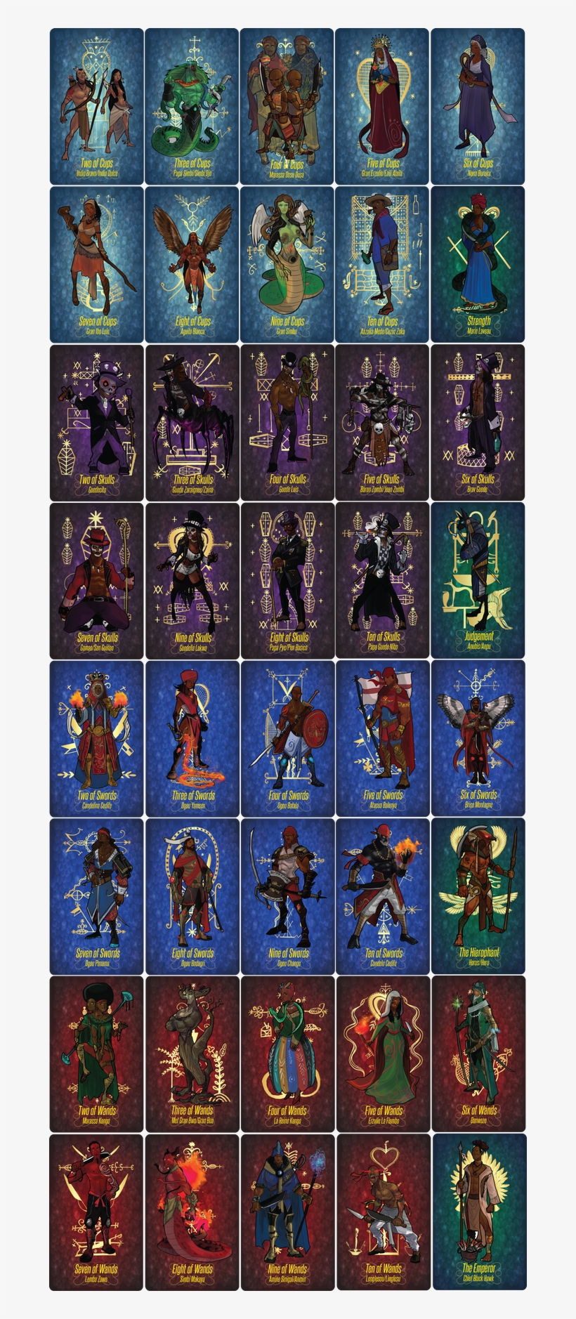 Espiritismo Vudu Art Cards Extended Campaign By - Tarot Vudu, transparent png #9361435