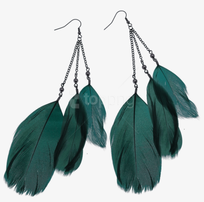 Free Png Feather Earrings Png Images Transparent - Earrings Png, transparent png #9361717