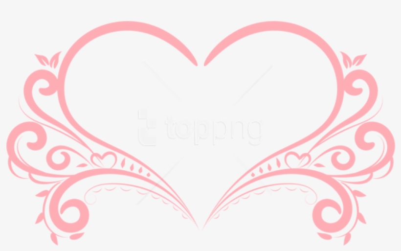 Free Png Heart Decorative Png - Heart Decoration Png, transparent png #9361767