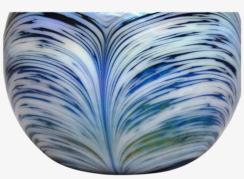 Beautiful Textured Swirls Of Blues And Aqua And White - Vase, transparent png #9362164