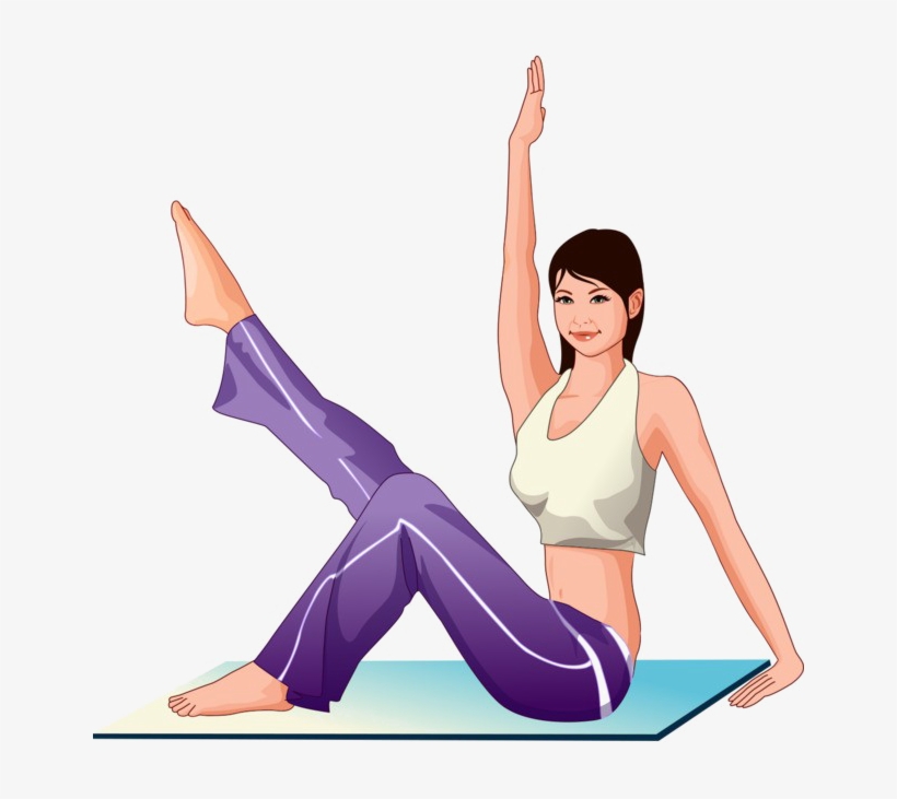Yoga Girl Png File - Девушка Йога Png, transparent png #9362424