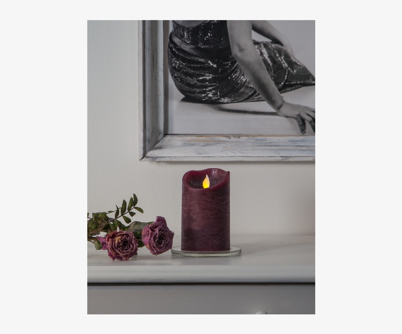 Led Pillar Candle M-twinkle - Advent Candle, transparent png #9362458