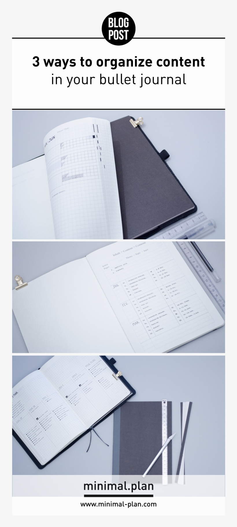 3 Ways To Organize Content In Your Bullet Journal And - Document, transparent png #9362490