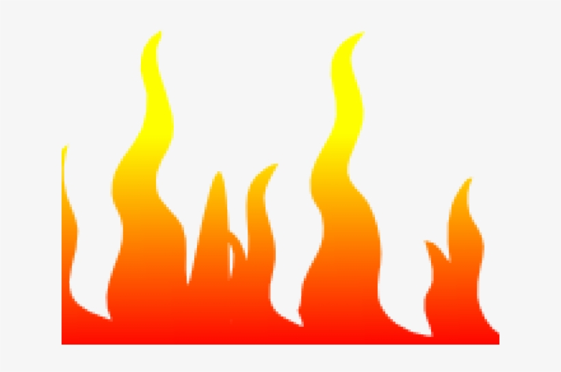 Fire Flames Clipart Page Border - Flame, transparent png #9362563