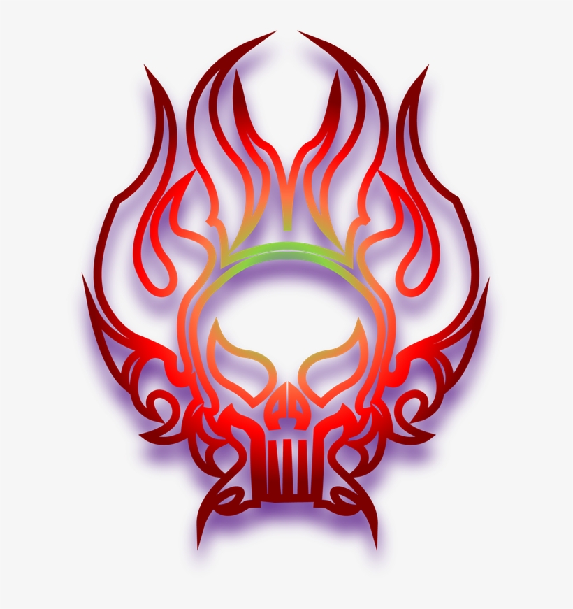 Skull01 - Circle, transparent png #9362655