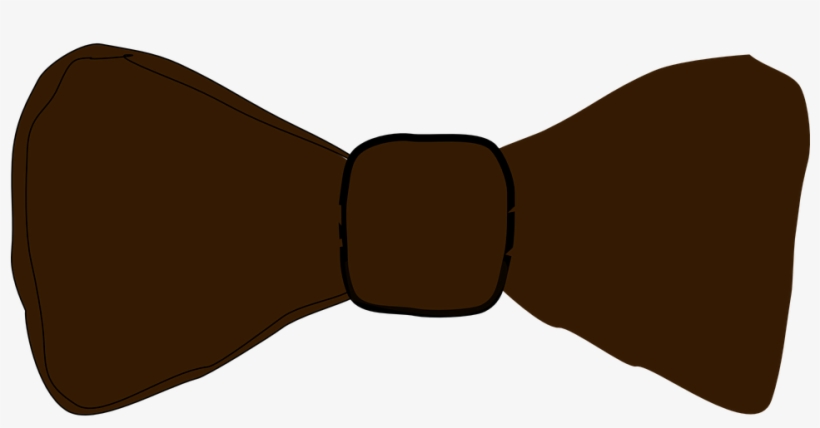 Corbata De Moño Png - Brown Bow Tie Clipart, transparent png #9363320
