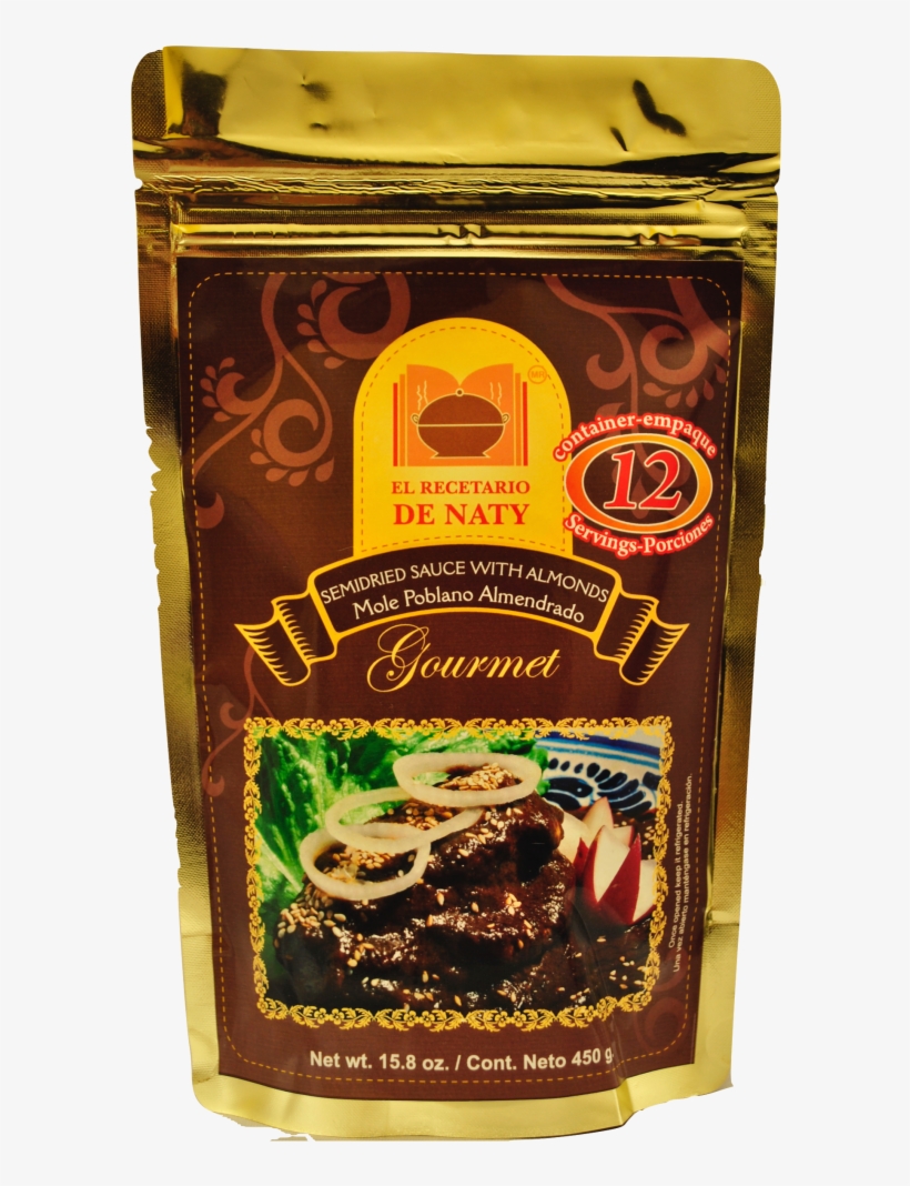 Mole Poblano With Almonds, El Recetario De Naty, 250, transparent png #9363359