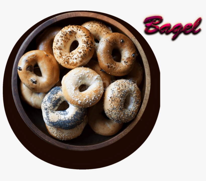 Download Bagel Png Png Images Background - Cider Doughnut, transparent png #9363650