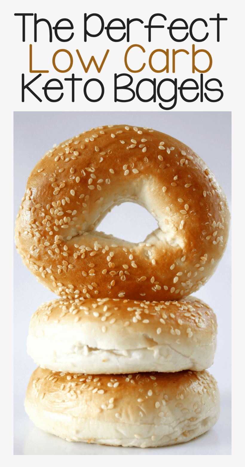 Best Low Carb Keto Everything Bagels Recipe These Breakfast - Bagel, transparent png #9363719