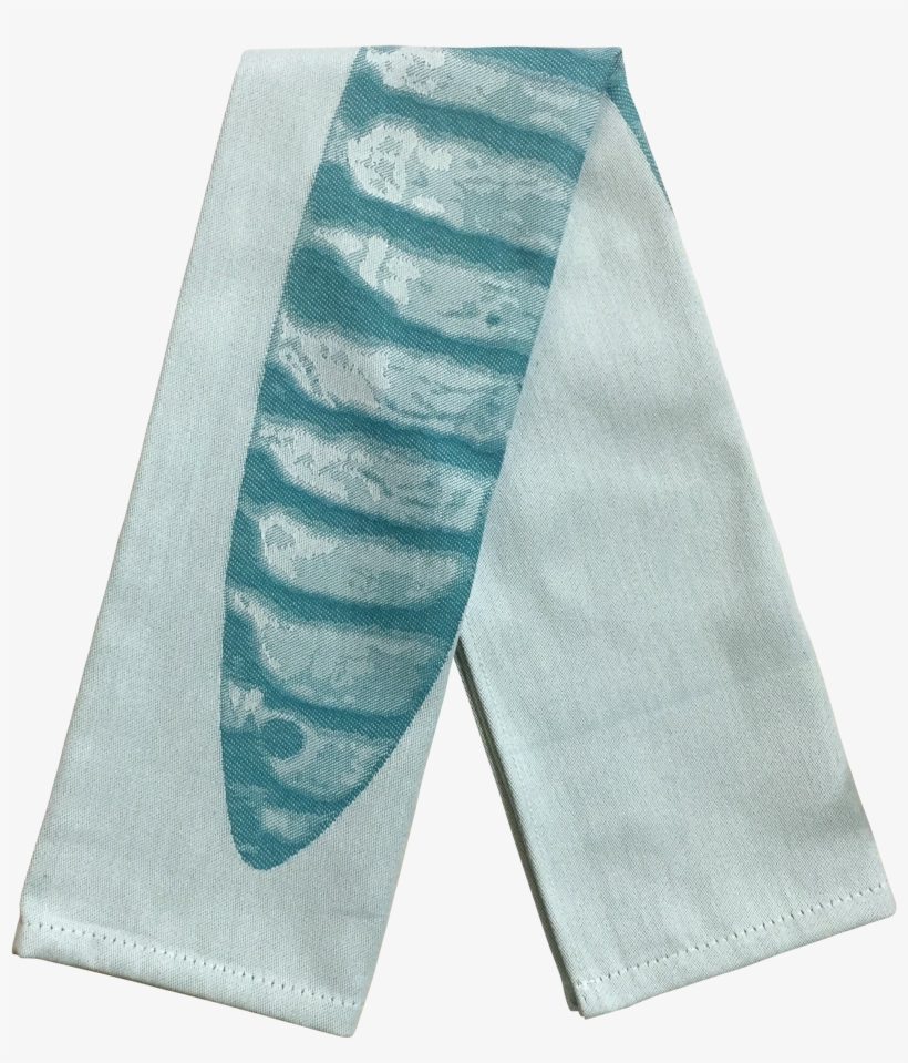 2 Damask Tea Towels „sardine“ In Modern Design And - Linen, transparent png #9364264