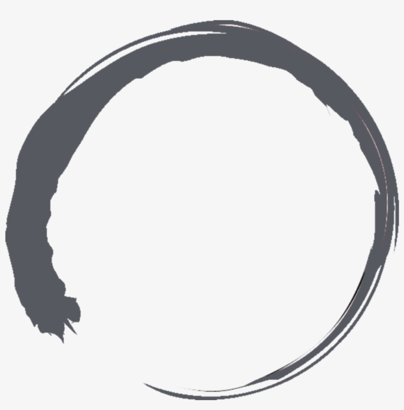 #grey #circle #paint #paintings #paintsplash - Japanese Brush Circle Png, transparent png #9364379