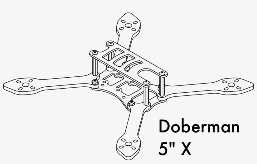 Detroit Multirotor Doberman 5in Stretchx Orange Frame - Deutschland Land Der Ideen, transparent png #9365166