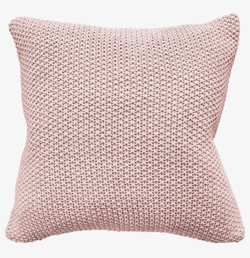 Milford Moss Knit Cushions - Cushion, transparent png #9365360