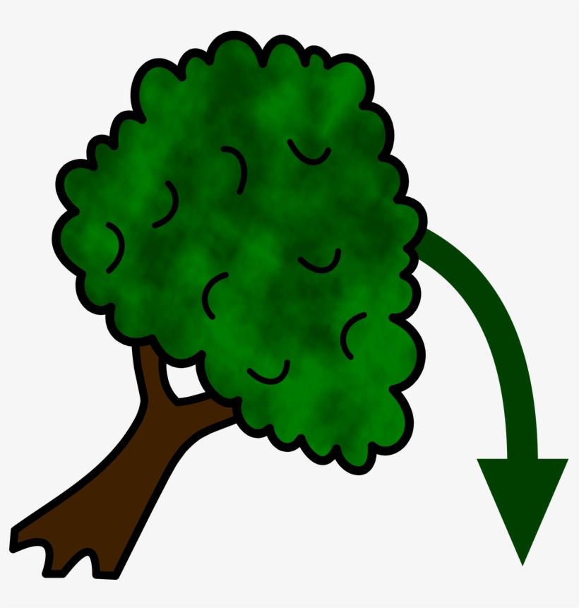 Falling Tree - Falling Tree Cartoon Gif, transparent png #9365366