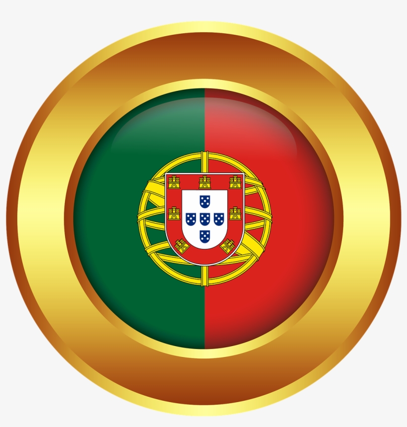 Of Arms Of Portugal, - Portugal Flag, transparent png #9365405