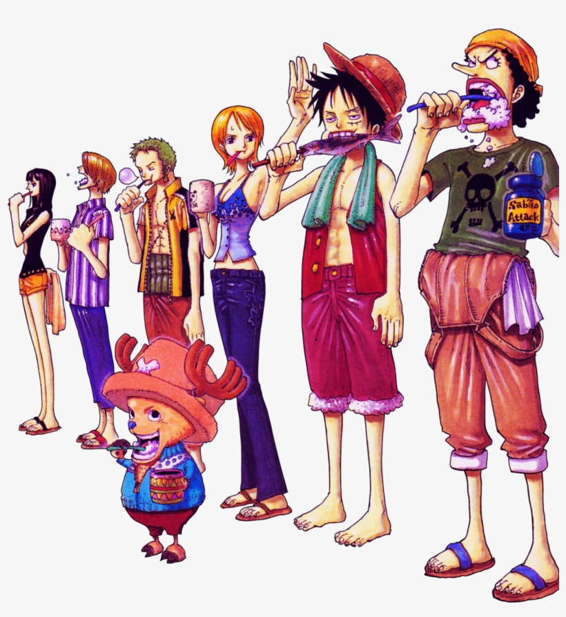 Luffy, Zoro, Nami, Usopp, Sanji, Chopper & Robin From - One Piece Eiichiro Oda Nami Luffy, transparent png #9365522