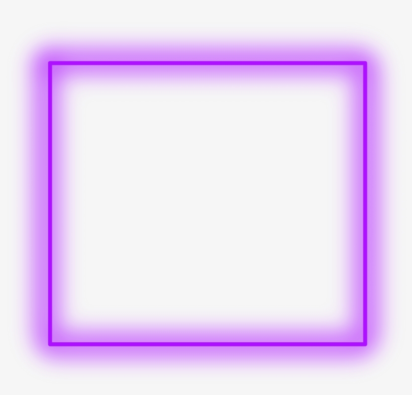 #sticker #neon #square #purple #freetoedit #frame #border - Circle, transparent png #9366693
