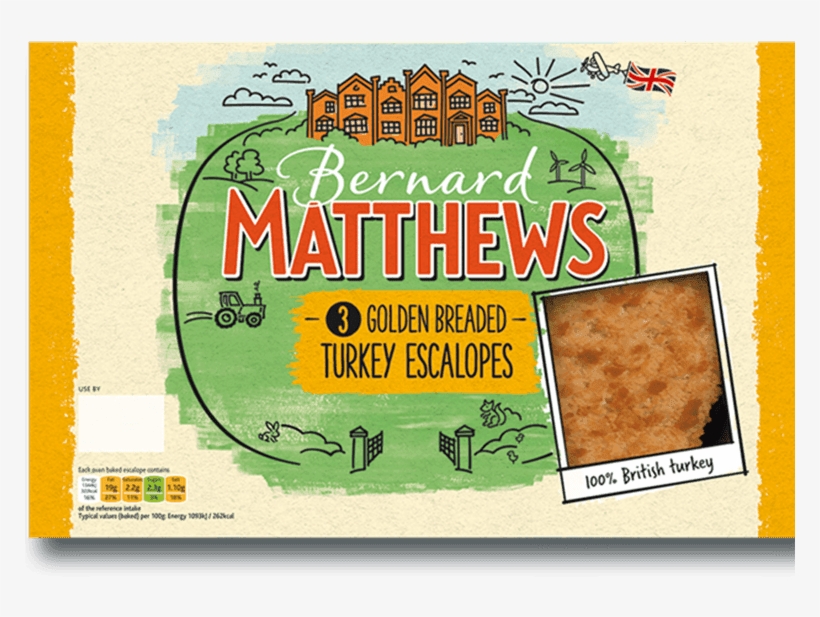 Bernard Matthews Turkey Escalope, transparent png #9367953
