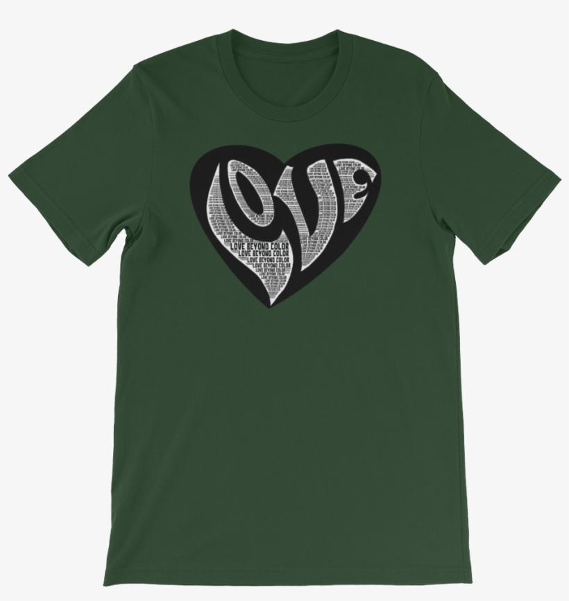 Ladies Black Heart Logo Short Sleeve T-shirt - T-shirt, transparent png #9368401