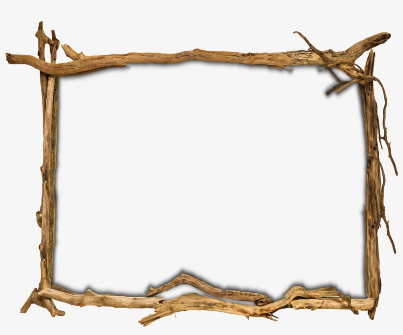 Cadre Bois Flotté - Tree Branch Frame Png, transparent png #9369172