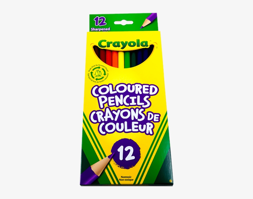 Crayola Sharpened Colored Pencils - Paper Product, transparent png #9369892