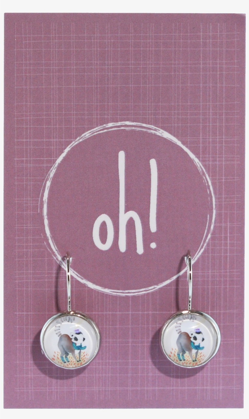 Oh, Buttons - Earring, transparent png #9370103