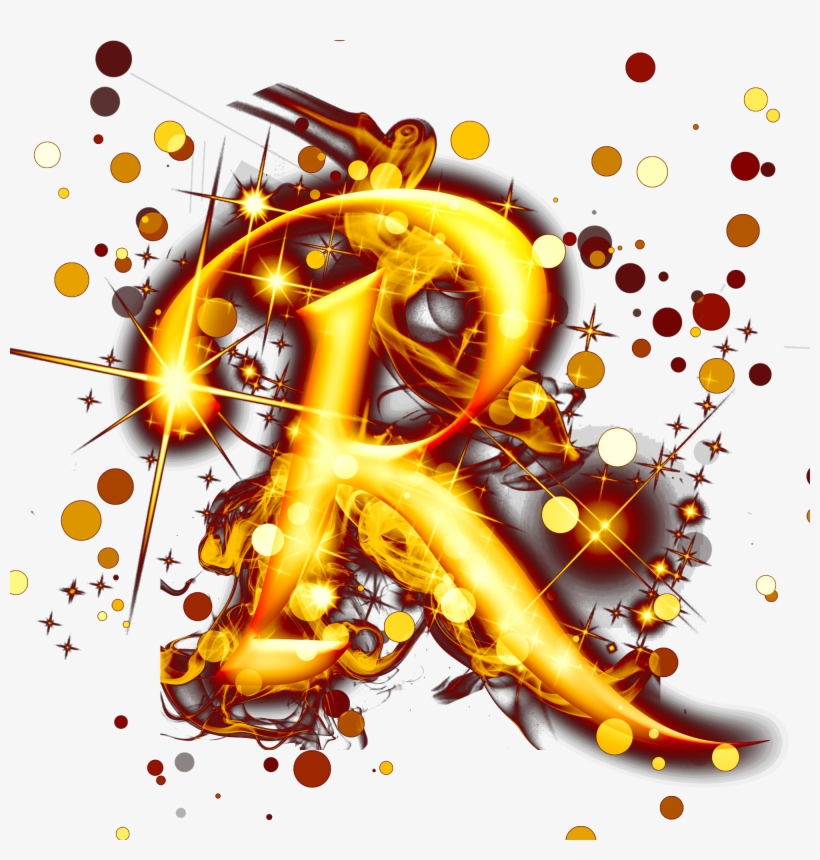Oro Efectos De Luz Letras Psd - Graphic Design, transparent png #9371892