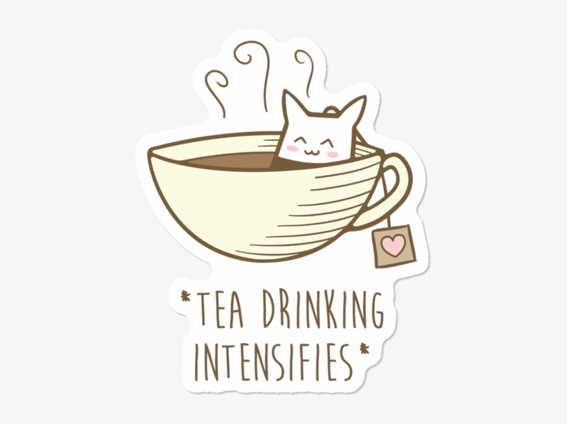 *tea Drinking Intensifies* - Illustration, transparent png #9372247