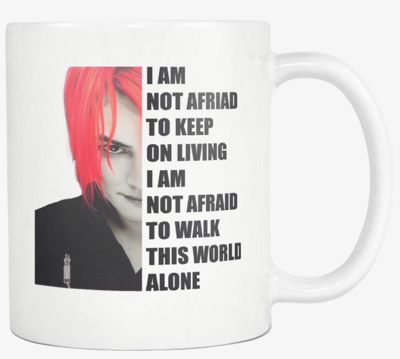 Gerard Way Mug, My Chemical Romance, Mikey Way, Ray - Caution New World Order Ahead, transparent png #9372293