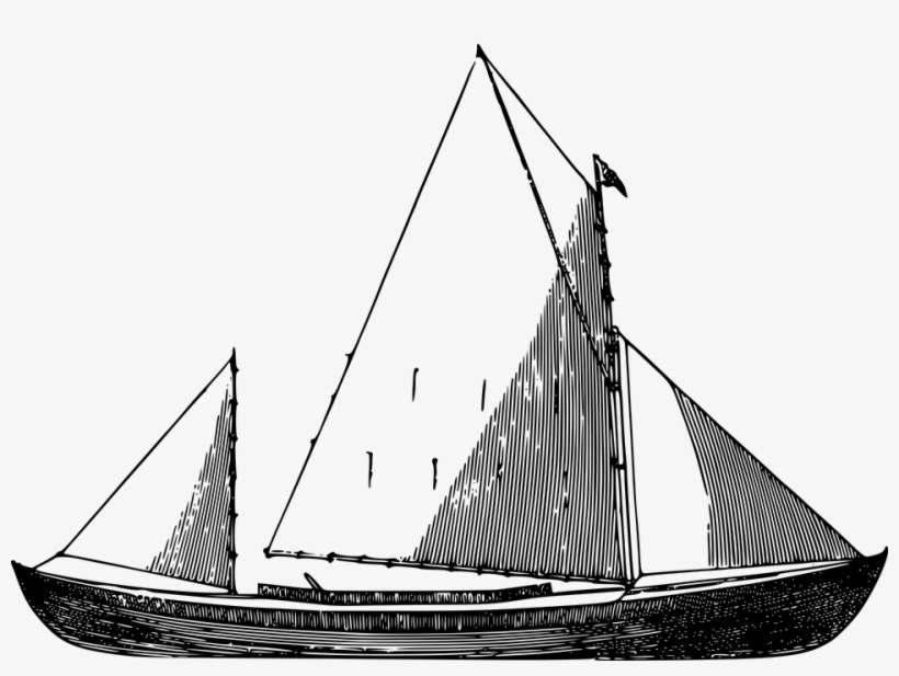 Barco Png - Sketsa Perahu, transparent png #9372543