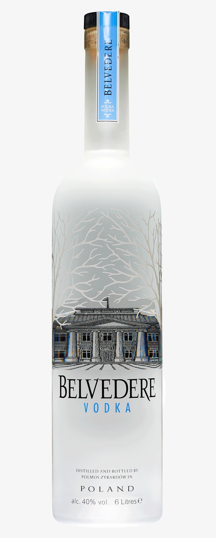 6l Belvedere Vodka Bottle, transparent png #9372548