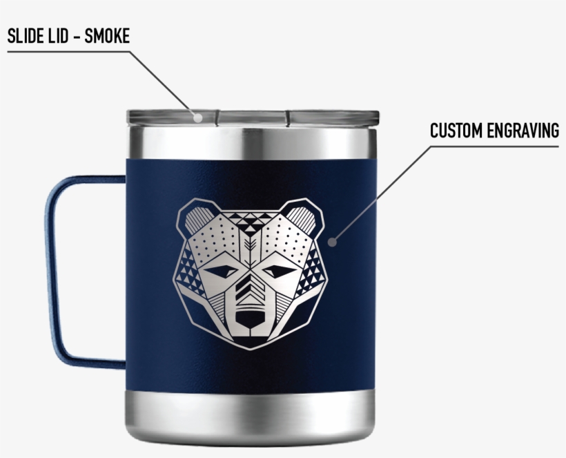 10oz Camp Mug - Pint Glass, transparent png #9373671