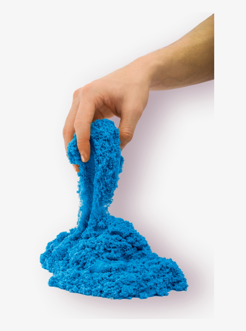 Kinetic Sand Farget Sand Blå Farget Kinetisk Sand Til - Kinetic Sand, transparent png #9373795