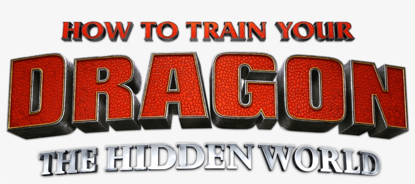Train Your Dragon The Hidden World Logo, transparent png #9373879