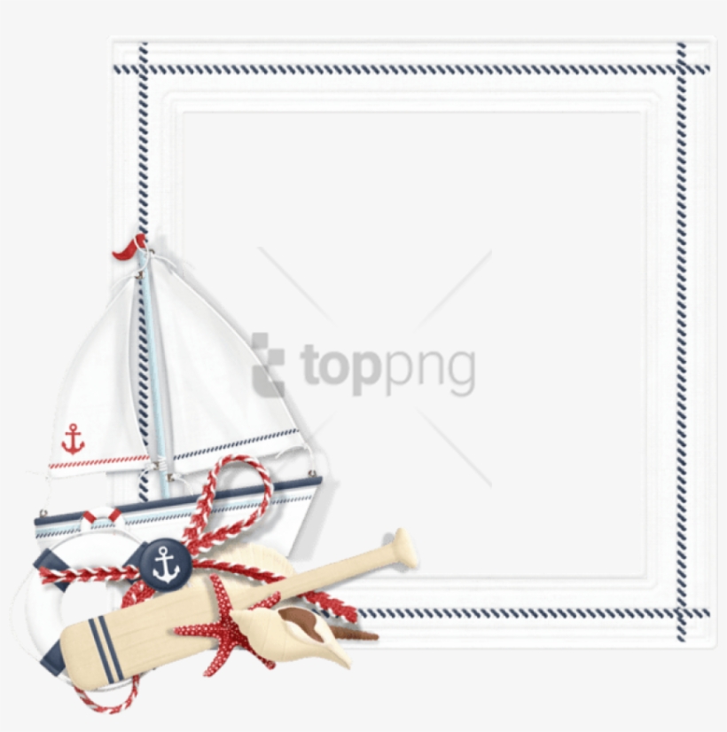 Free Png Nautical Frames And Borders Png Image With - Marine Theme Border, transparent png #9373981