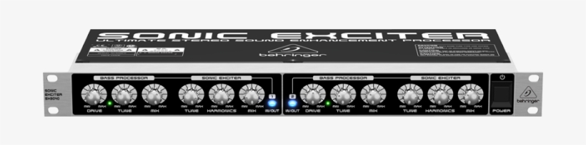 Behringer Sonic Exciter Sx3040 Stereo Sound Enhancement - Behringer Su9920, transparent png #9374274
