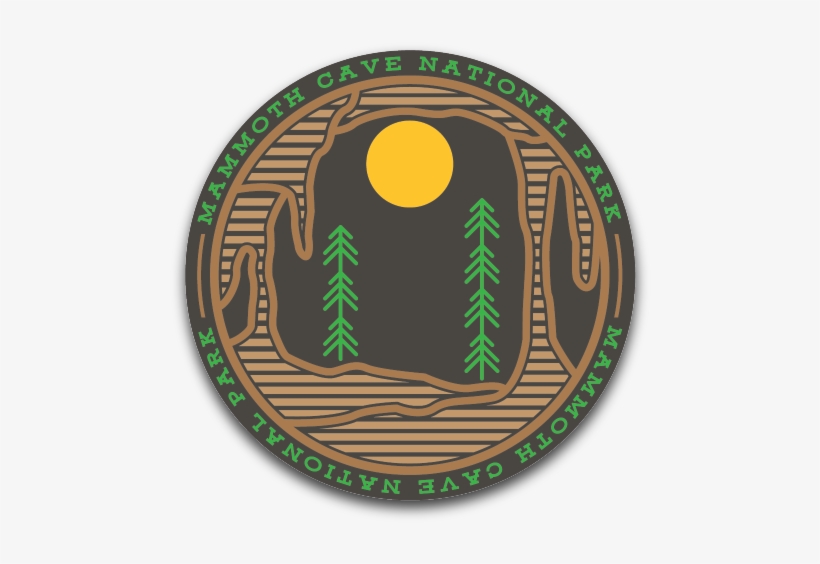 Mammoth Cave National Park Sticker - Circle, transparent png #9375102