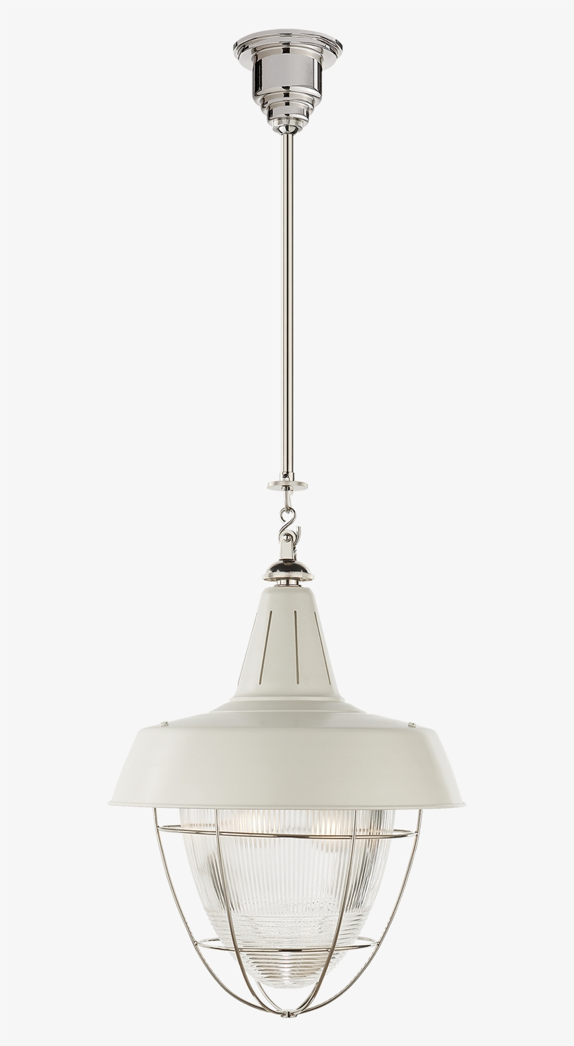 Henry Industrial Hanging Light In Polished Nickel And - Ceiling Fixture, transparent png #9375989