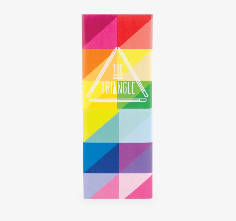 The Triangle Colored Pencils - Graphic Design, transparent png #9376196