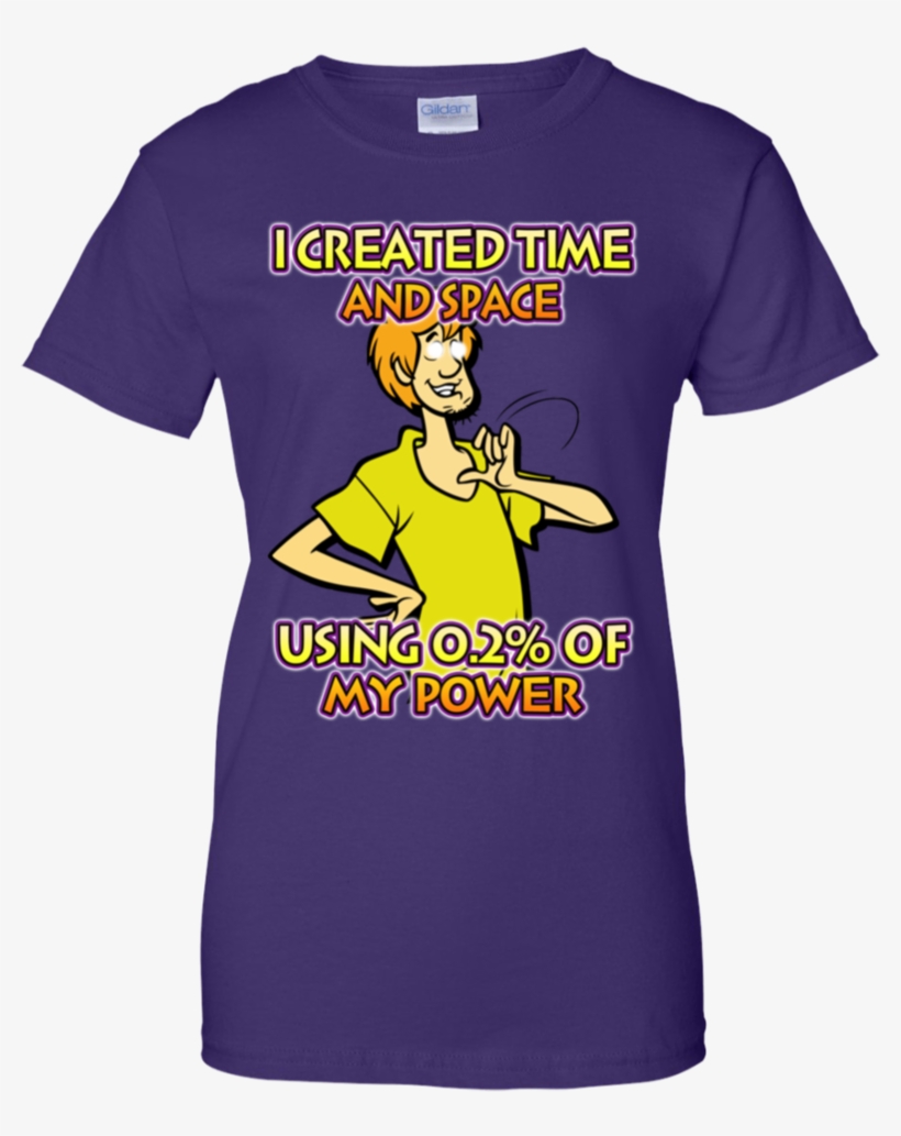 I Created Time And Space Using - Shirt, transparent png #9376498