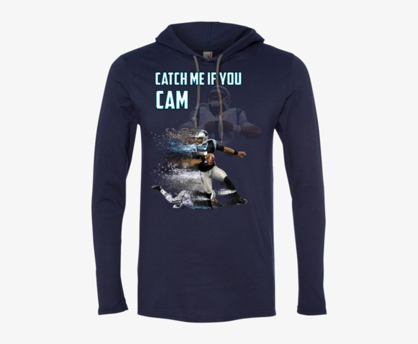 Cam Newton Panthers Custom Designed Fan Ls T-shirt - Shirt, transparent png #9377236